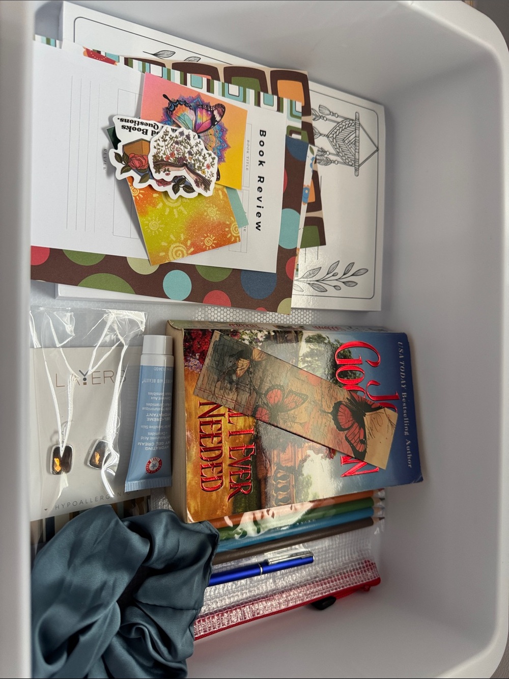 Assorted Book & Accessories Bundle with Bookmark and more